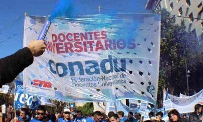 Confederación Nacional de Docentes Universitarios (CONADU) lanzó un paro de 24&nbsp;horas