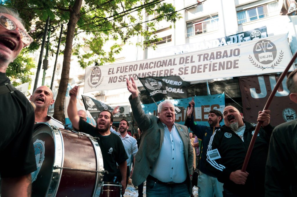Judiciales profundizan las protestas en defensa del fuero laboral y advierten con extender el paro a toda la Justicia