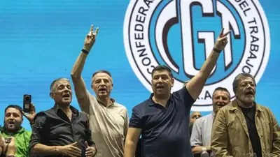 La CGT se movilizó a Plaza de Mayo contra Milei: “No se soporta más el ajuste al&nbsp;pueblo”
