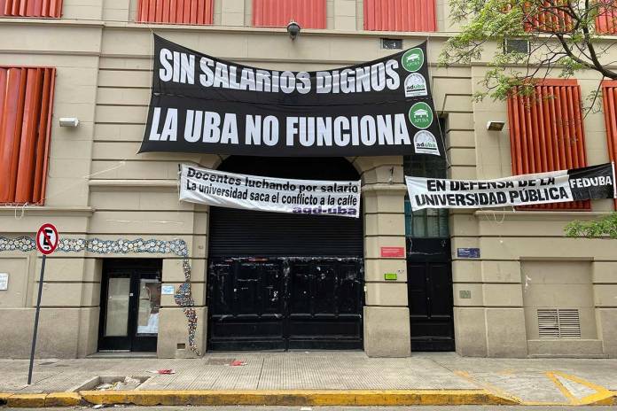 Federación Nacional de Docentes Universitarios (CONADU) lleva adelante una nueva semana de paro contra incumplimiento de la Ley de Financiamiento&nbsp;Universitario