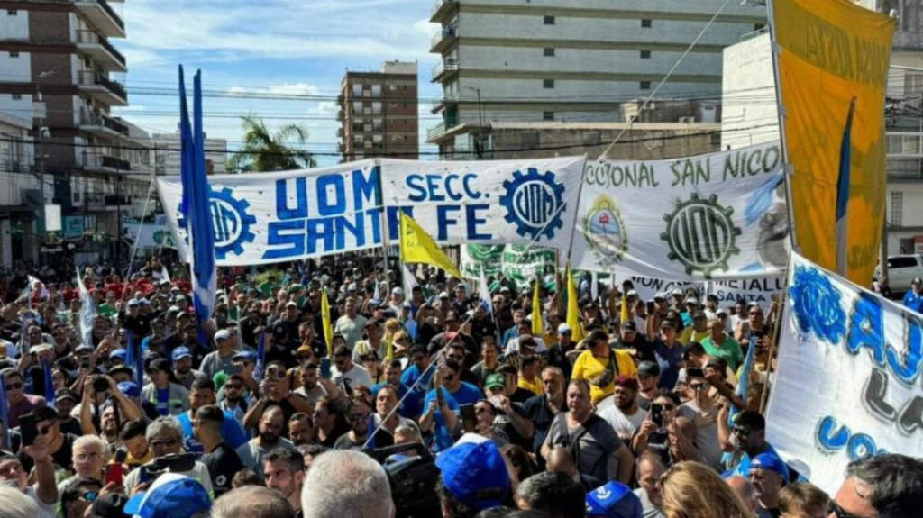 La UOM Villa Constitución acordo con Acindar tras un paro: habrá aumento del 10% y mejora en la base&nbsp;paritaria