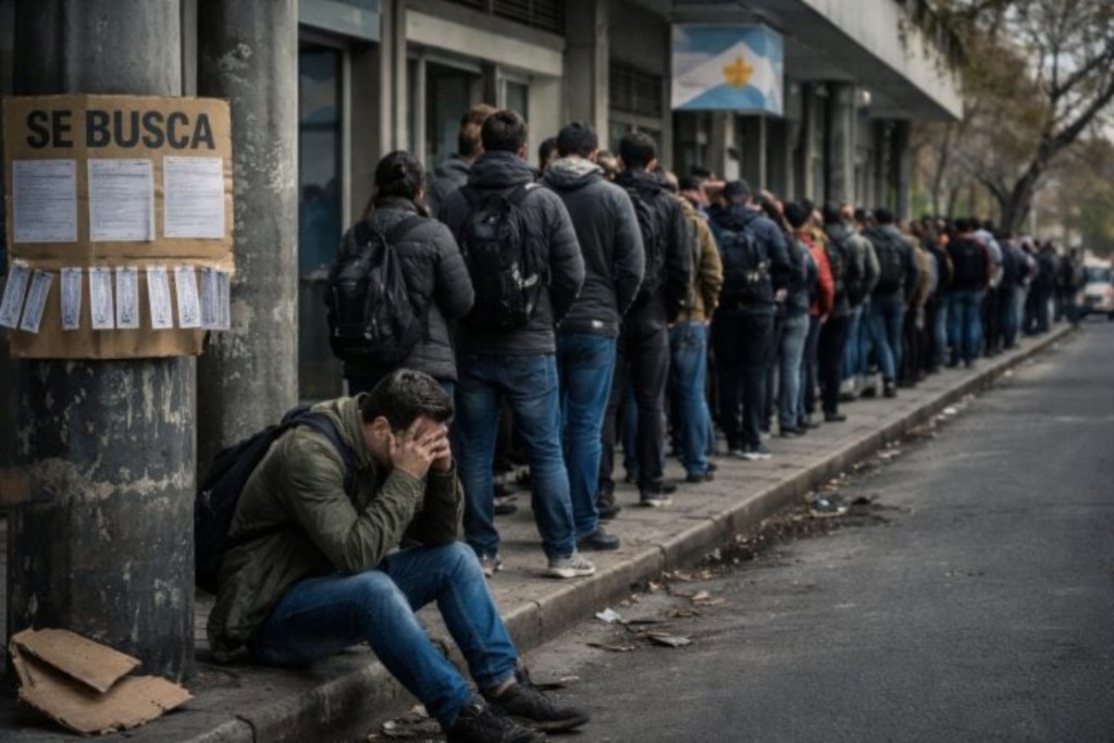 Menos trabajo y de peor calidad, las características del mercado laboral en dos años de gestión&nbsp;libertaria
