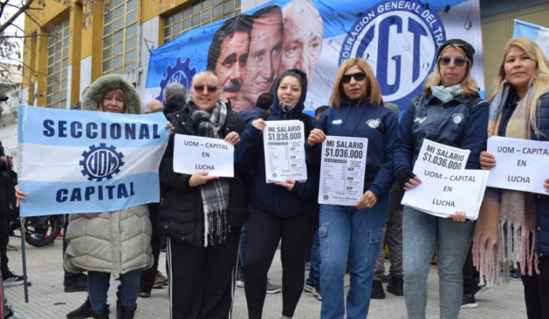 UOM Capital movilizó contra las empresas Miguel Smich, Gamasonic y Rilo