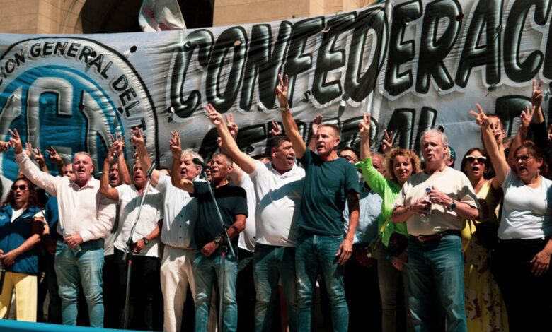 La CGT marchará al Ministerio de Economía contra el endeudamiento de trabajadores y pymes